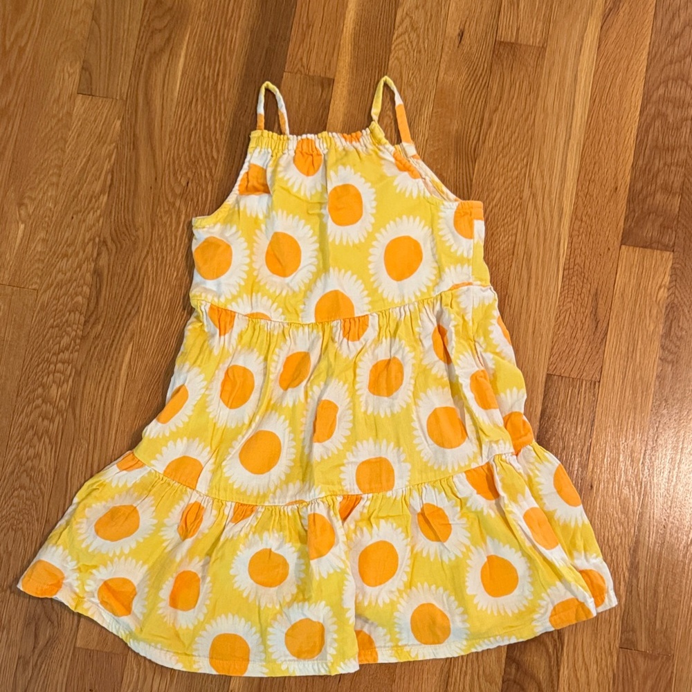 Hanna Andersson Yellow Sunflower Sun Dress